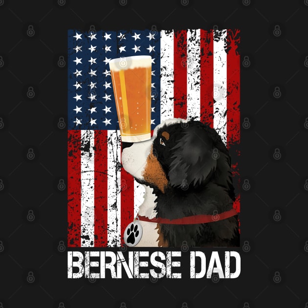 Dog America Beer by Sunset beach lover