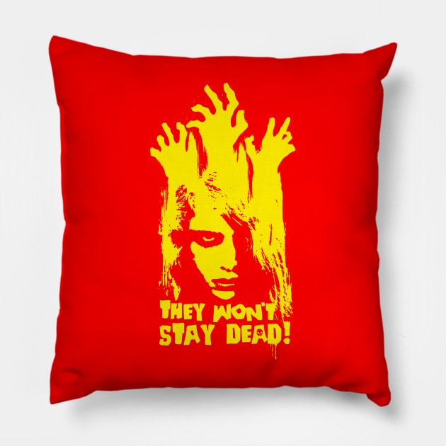 The living dead v4 Pillow by demonigote