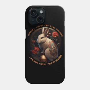 2023 Year of the Rabbit / Lunar Year 2023 / Chinese New Year/ Zodiac Animal Tee Phone Case