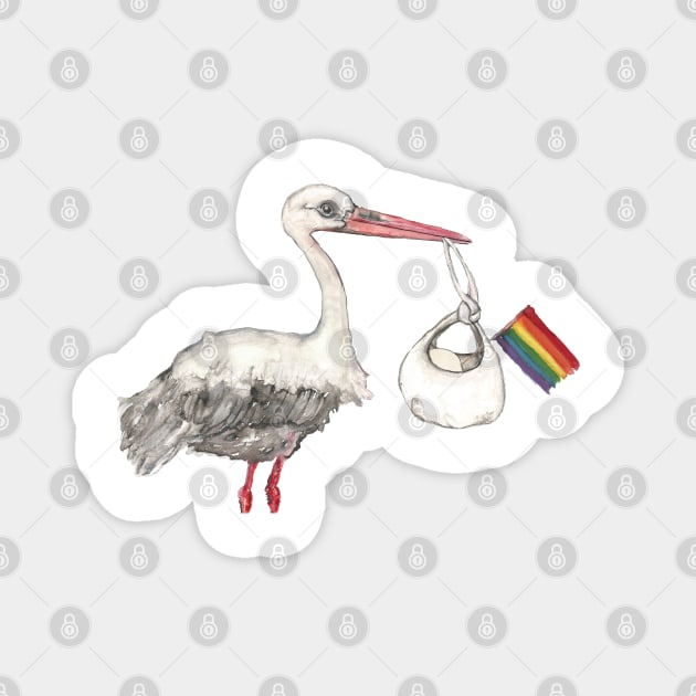 Stork Magnet by msmart