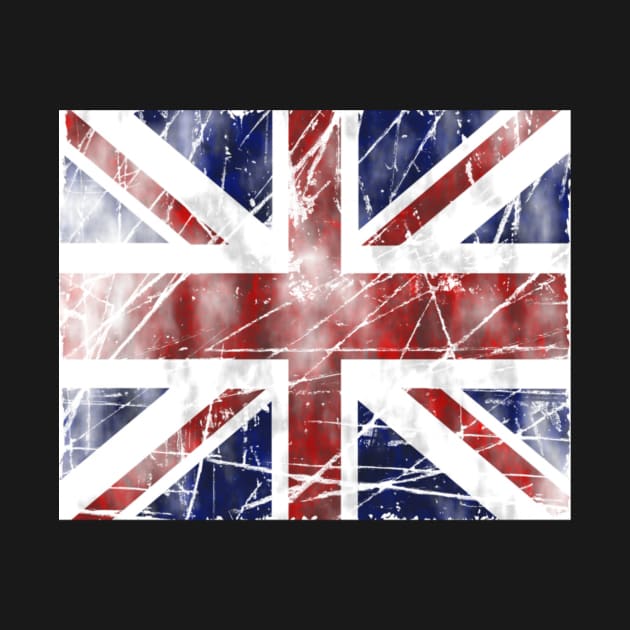 United Kingdom British Flag Scratch by KendalynBirdsong