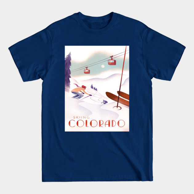 Discover Colorado Skiing - Colorado - T-Shirt