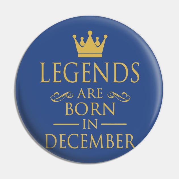 Legends Are Born In December 2 Pin by CedricPatels