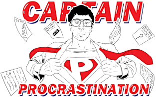 Captain Procrastination Magnet