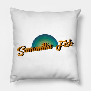 vintage retro Samantha Fish Pillow