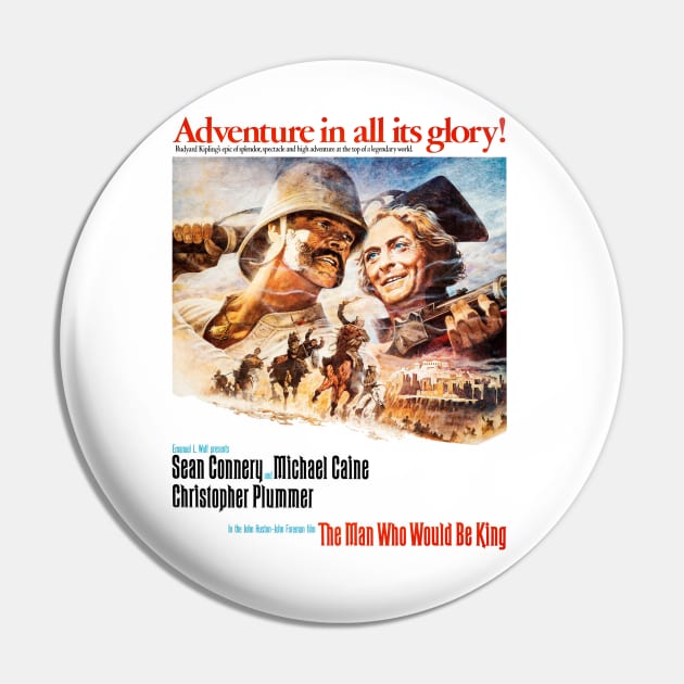 The Man Who Would Be King Movie Poster Pin by MovieFunTime