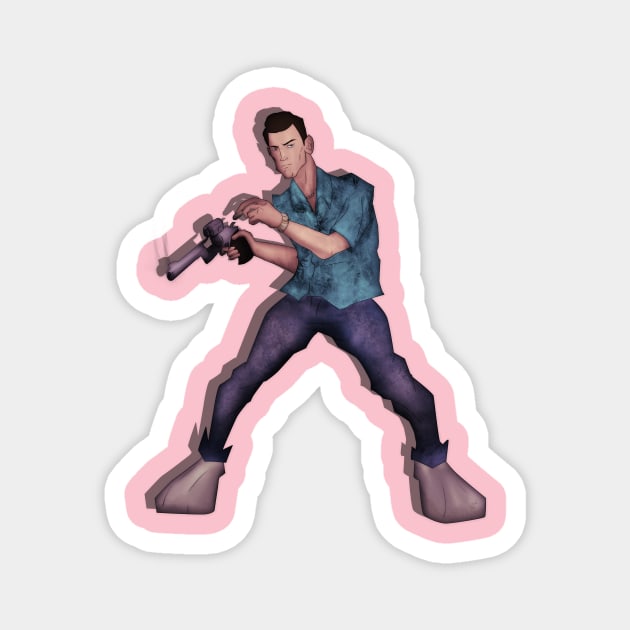 Tommy Vercetti Magnet by dragonfly