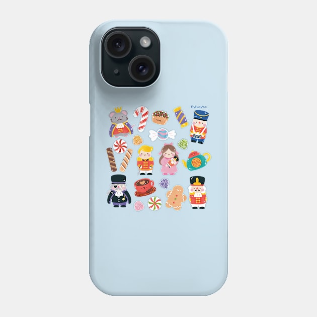 Nutcracker Ballet Phone Case by Figberrytea