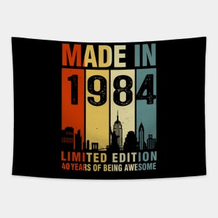 Made In 1984 40th Birthday 40 Years Old Tapestry