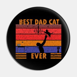 Best Cat Dad Ever Pin