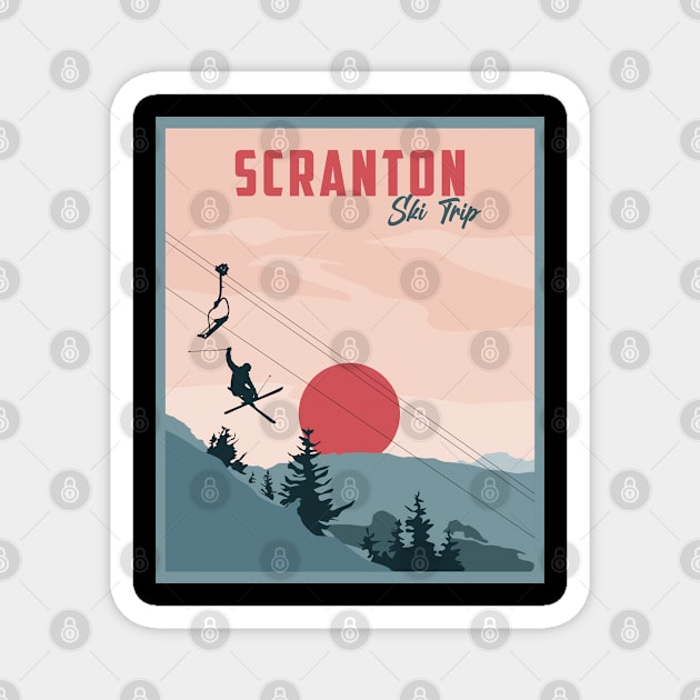 Scranton ski trip Magnet by NeedsFulfilled