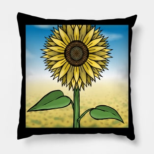 Sunflowers for Ukraine Pillow