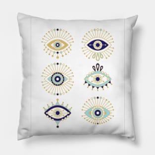 evil eyes Pillow