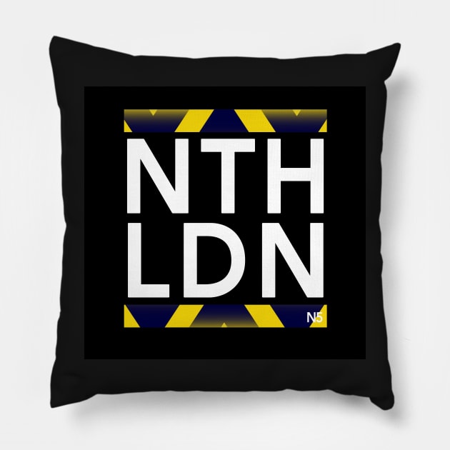 NTH LDN (Arsenal Retro) Pillow by Confusion101