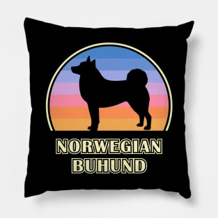 Norwegian Buhund Vintage Sunset Dog Pillow