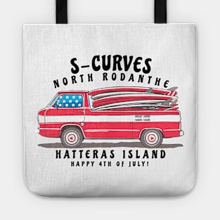 S-Curves Rodanthe, NC Summer Sunglasses on the Fourth Tote