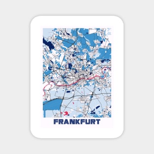 Frankfurt - Germary MilkTea City Map Magnet