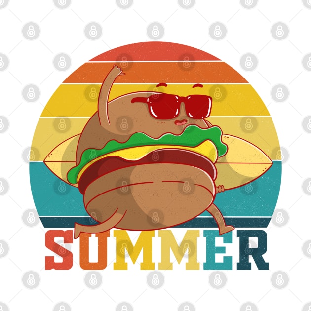 Summer Burger by Artthree Studio
