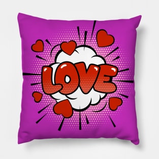 Love Speech Bubble Pillow