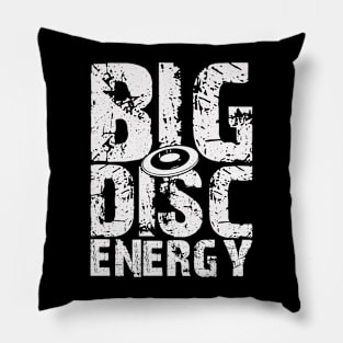 Big Disc Energy Funny Disc Golf Player Pillow