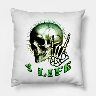 Metal 4 Life Green Pillow