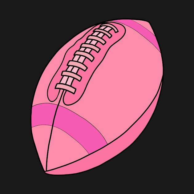 Pink football by Josh Diaz Villegas