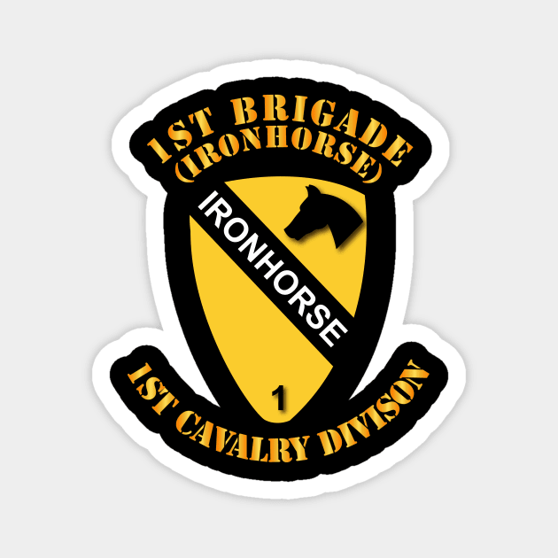 1st Brigade - 1st Cav Div - Ironhorse Magnet by twix123844