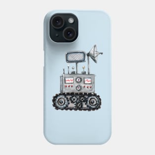 Space Rover Watercolor Painting Phone Case