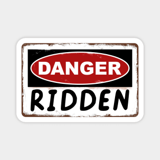 Back 4 Blood Door Sign "Danger Ridden" Magnet