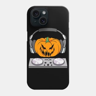 Halloween Creepy DJ Pumpkin Phone Case