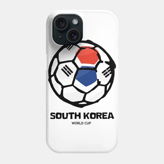 South Korea Football Country Flag Phone Case by KewaleeTee