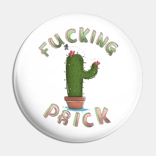 Swearing cacti Pin