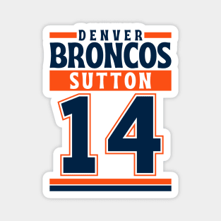 Denver Broncos Sutton 14 Edition 3 Magnet