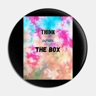 Think Outside The Box Pin