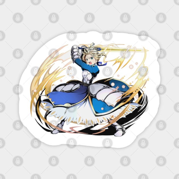 Fate stay Night Saber divine gate Magnet by Otakuteland