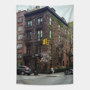 Ivy-covered building on Irving Place Tapestry