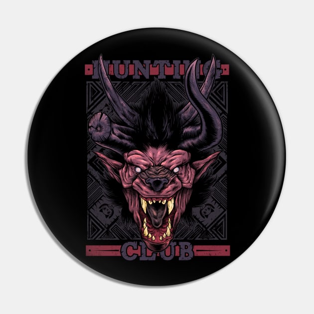 Hunting Club: Behemoth Pin by AdamWorks