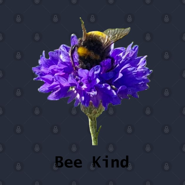 Honey Bee says Bee Kind for Positivity by ellenhenryart