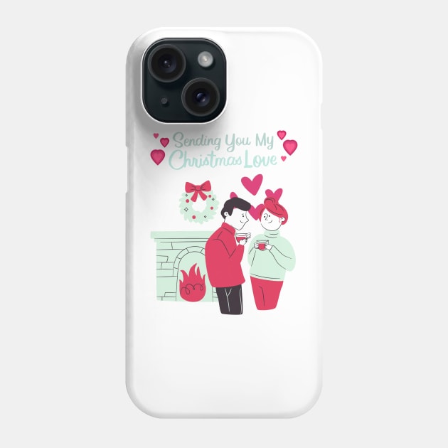 Relationship Christmas With you Babe Phone Case by ✪Your New Fashion✪