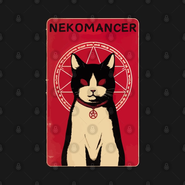 Spooky Nekomancer demon cat by TomFrontierArt