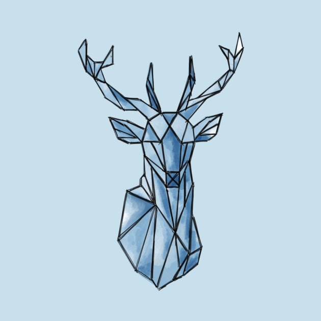 Polygonal deer by Uwaki