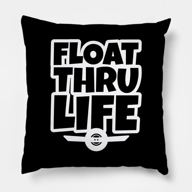 OneWheel Graphic - Float Thru Life Pillow by DesignByALL