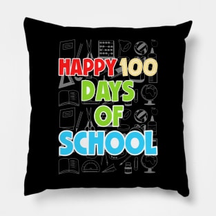 100th Day of School Teachers Kids Child Happy 100 Days Pillow