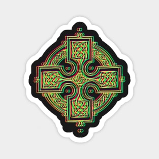 The Druid's celtic cross Magnet