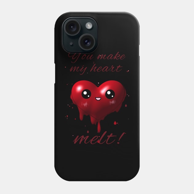 make my heart melt Phone Case by Jade Wolf Art