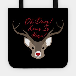 Oh deer, xmas is here! Tote