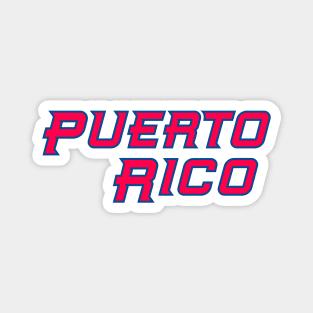 Puerto Rico Baseball Team Magnet