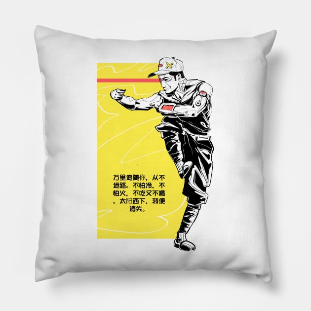 Kung Fu Pillow by vanpaul54