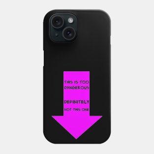 Definitely Not This One hawkeye superhero Phone Case