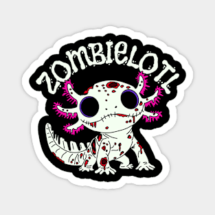 Zombie Axolotl Magnet